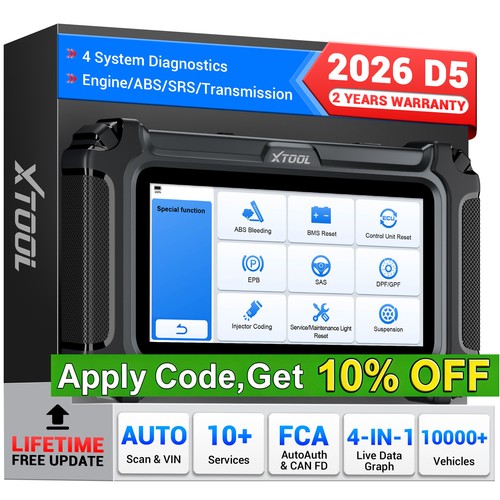 2026 xtool obd2 - d5,