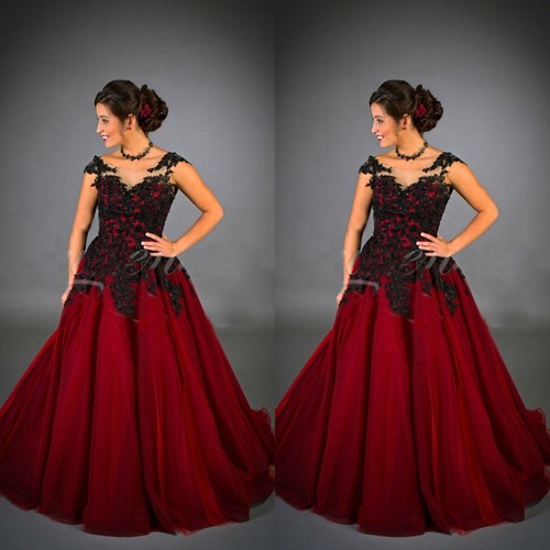 Gothic black red wedding - gothic,