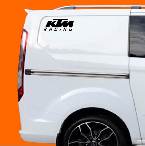 Ktm racing decal sticker - 2x,