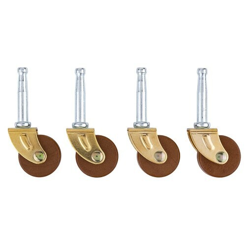 Brass stem small wood - small, wheel