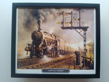 Philip Hawkins Steam Train print 'Camp Hill Freight'  Near Saltley Sheds FRAMED