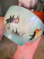 Parrott and Co Coronet Ware Burslem Art Deco  Vintage Fairyland 12 cm sugar bowl