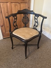 Antique Edwardian Ebonized