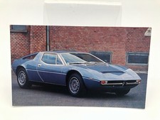 Maserati Merak ss Super car card Japanese Vintage Rare F/S