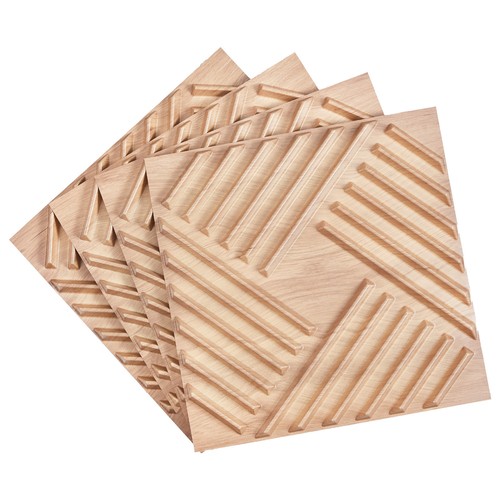 Slat wall panels pack - wall, 12-pack
