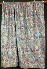 Vintage French Beautiful Floral-like pattern Printed Wall Hanging Curtain