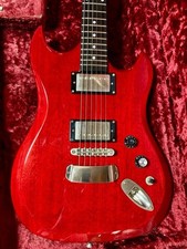 Hagstrom F200 Cherry Red Electric Guitar Used