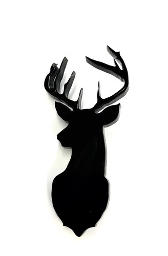Scottish stag deer - head, brooch