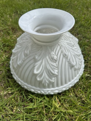 White milk glass lampshade - milk,