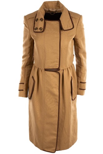 Burberry beige linen trench - burberry,