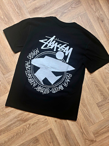 Stüssy men black graphic - stüssy,