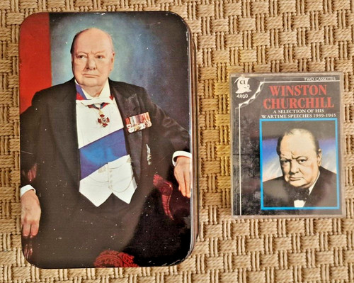 Original winston churchill tin - original,