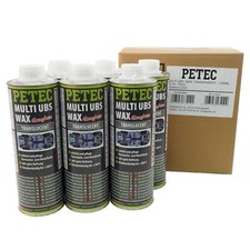 6000ml (6x1) Petec UBS Wax Underbody Protection Wax Based Suction Can Transparent