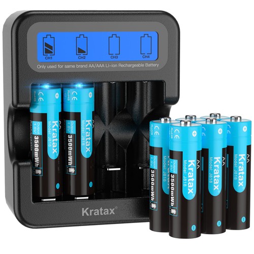 Kratax 3500mwh aa battery - 1.5v,