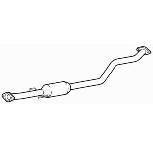 Quality centre exhaust - exhaust, middle