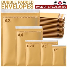 DVD A3 A4 A5 A6 GOLD PADDED
