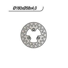 REAR BRAKE DISC HYOSUNG PLUS