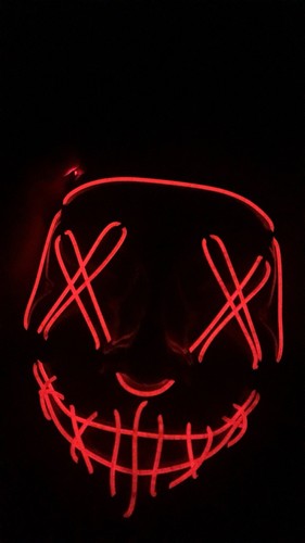 Anonymous mask led light v - light,