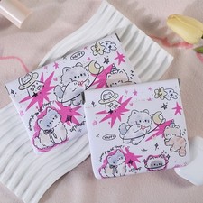 Automatic Closing Mini Coin Purse PU Data Cable Storage Bag  for Women Girls