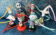 SET OF 6 NIGHTMARE BEFORE CHRISTMAS CHRISTMAS TREE DECORATIONS