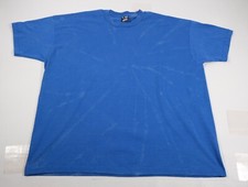 Vintage Fruit Of The Loom Best Lite Reverse Dye Blue T-Shirt Sz 3XL #2