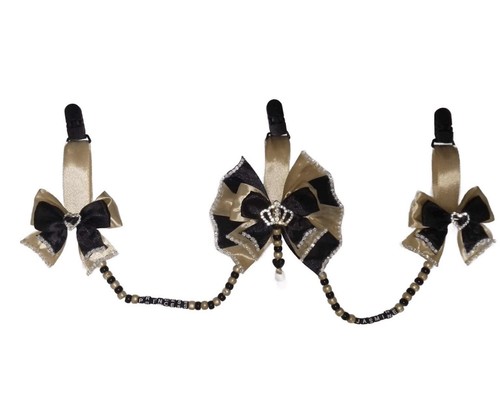 Gold and black - black, personalised