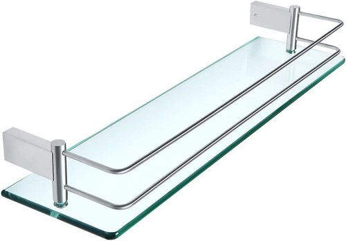 Tempered glass bathroom - tempered, shelf