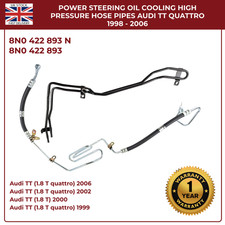 Power Steering Oil Cooling High Pressure Hose Pipes For 1998- 06 Audi TT Quattro