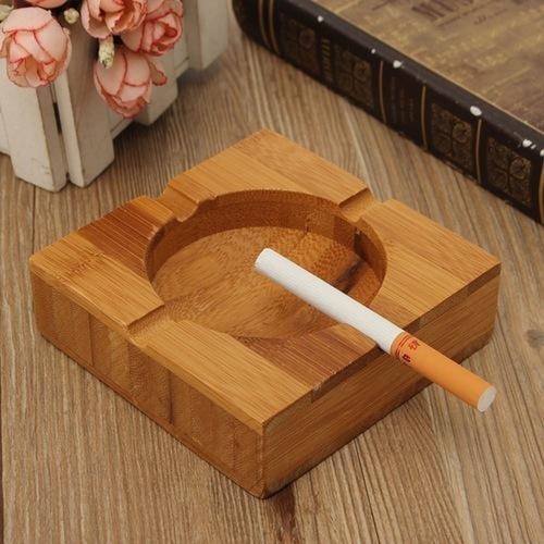 Handmade wooden ashtrays - 3x,