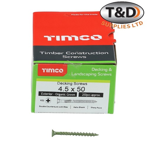 Timco solo decking screws - solo,