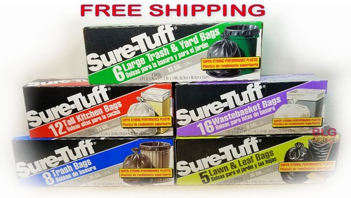Sure tuff trash bags yard - tuff,