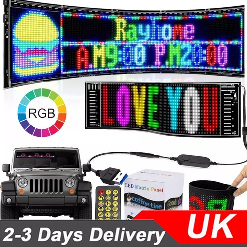 App programmable car led - programmable, sign