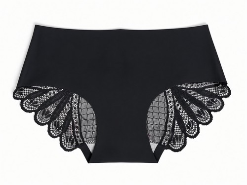 Seamless clean cut - , lace