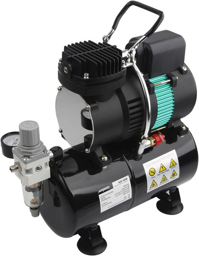 Quiet airbrush compressor kit - airbrush,