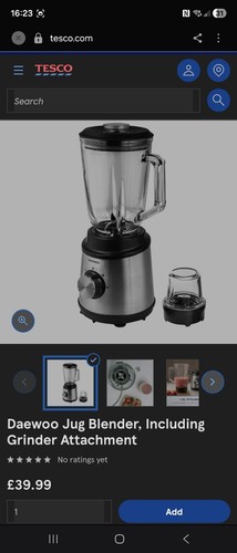Daewoo stainless steel - steel, jug