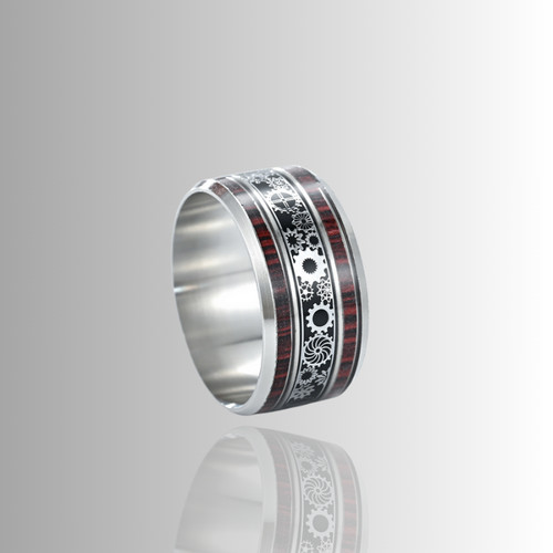 Mens ring stainless - stainless, steel