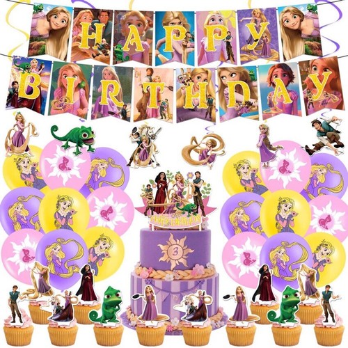 Rapunzel balloons banner - balloons,