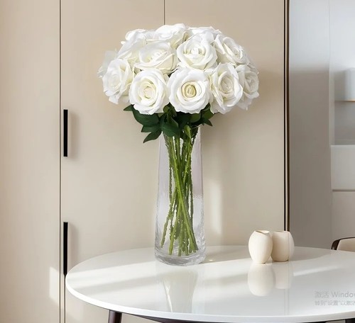 Artificial single rose - single,