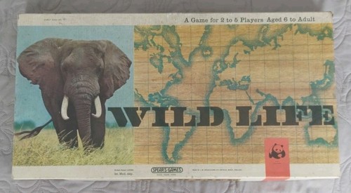Wild life board game - wild, vintage
