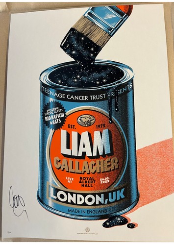 Oasis liam gallagher signed - -,