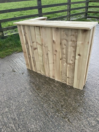 Shaped garden bar - l, made