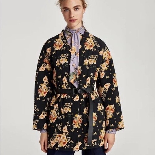 Zara quilted floral jacket - zara,