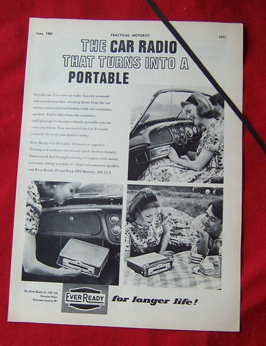 Ever ready portable car radio - car,