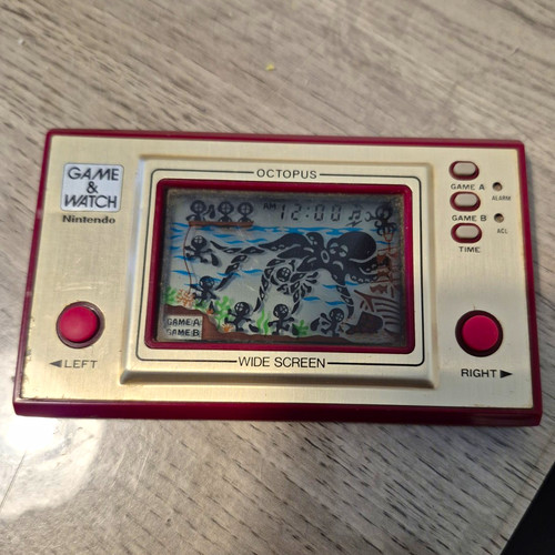 Nintendo game watch - watch, octopus