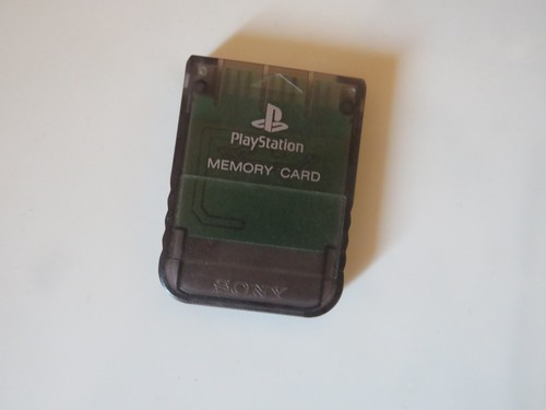 Ps1 memory card smoke grey - card,