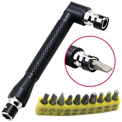 Angled screwdriver bit - angled,