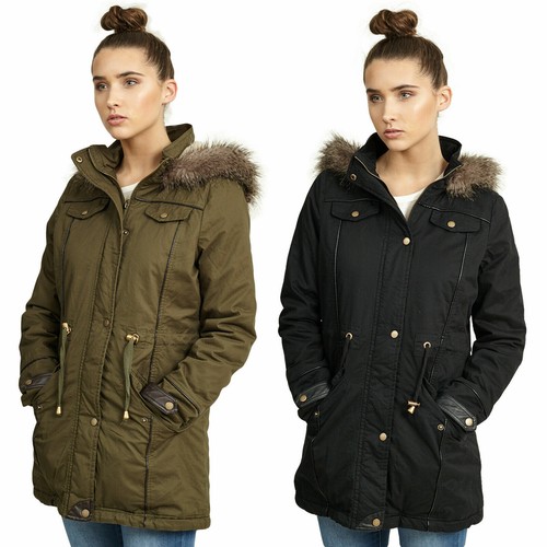 Brave soul womens padded parka - brave,