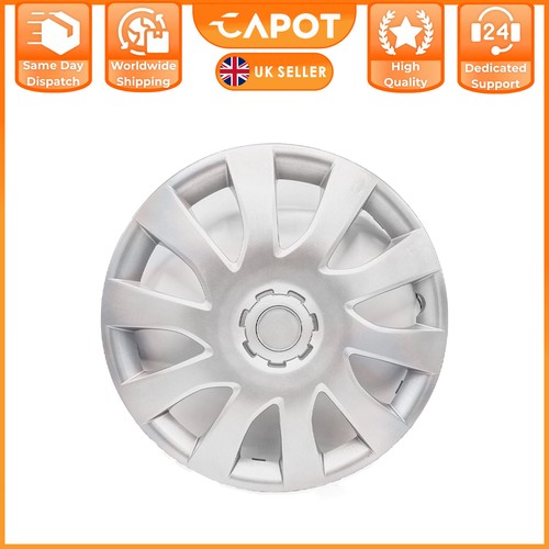 Silver wheel trim hub cap - silver,