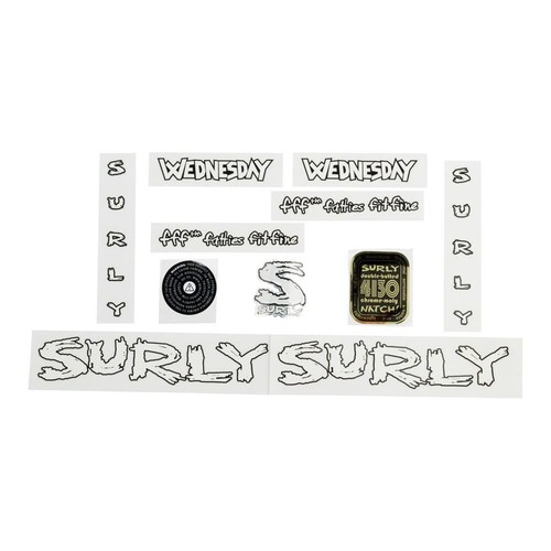 Surly frame decal kit - surly,