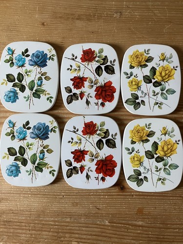 Vintage cork backed floral - vintage,